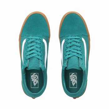 Damske Tenisky Vans Old Skool Zelene VA70IAFSC